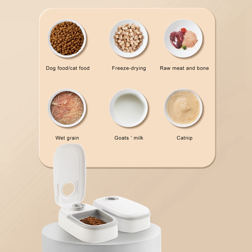 ๐พ Automatic Smart Pet Feeder with Timer & Stainless Steel Bowl