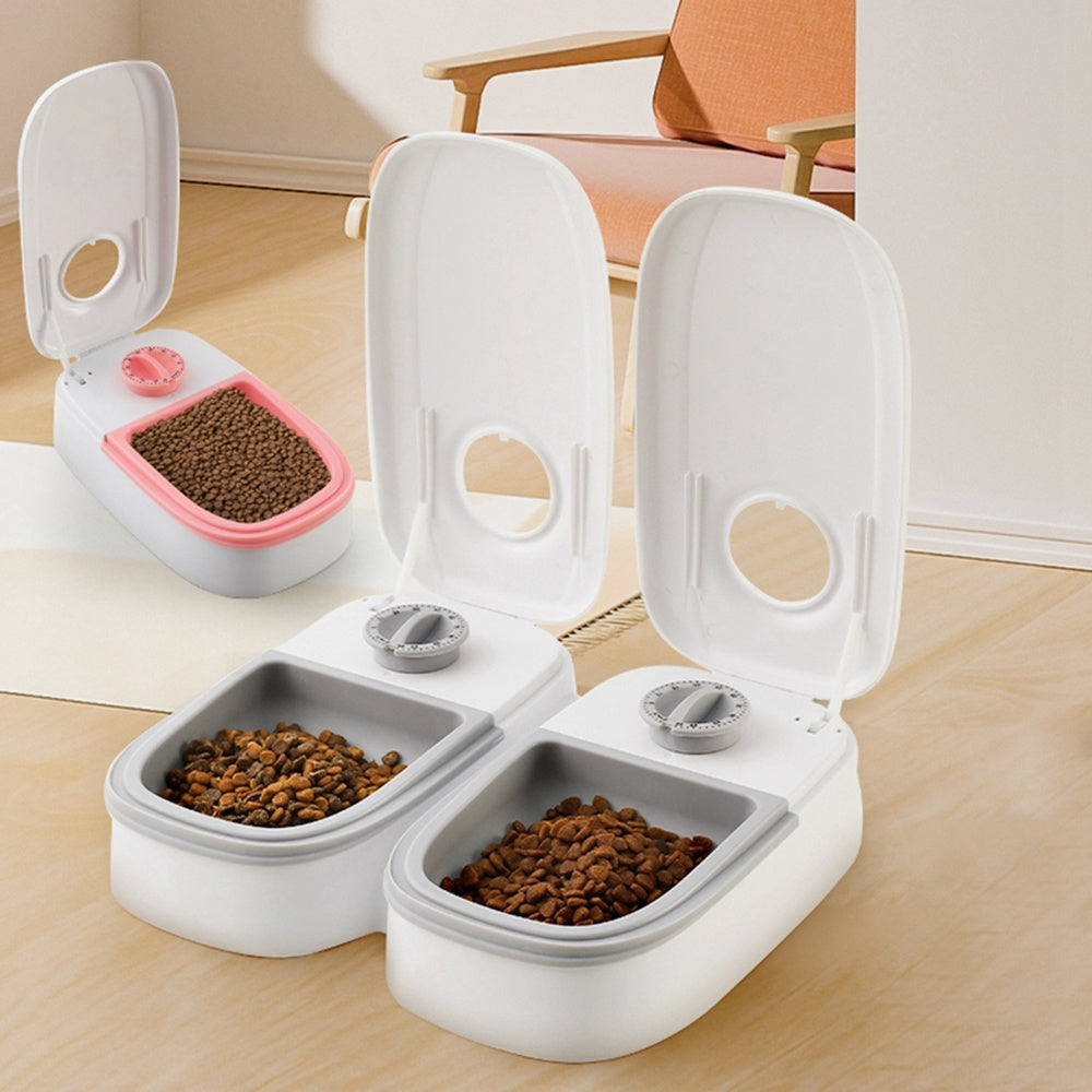 ๐พ Automatic Smart Pet Feeder with Timer & Stainless Steel Bowl