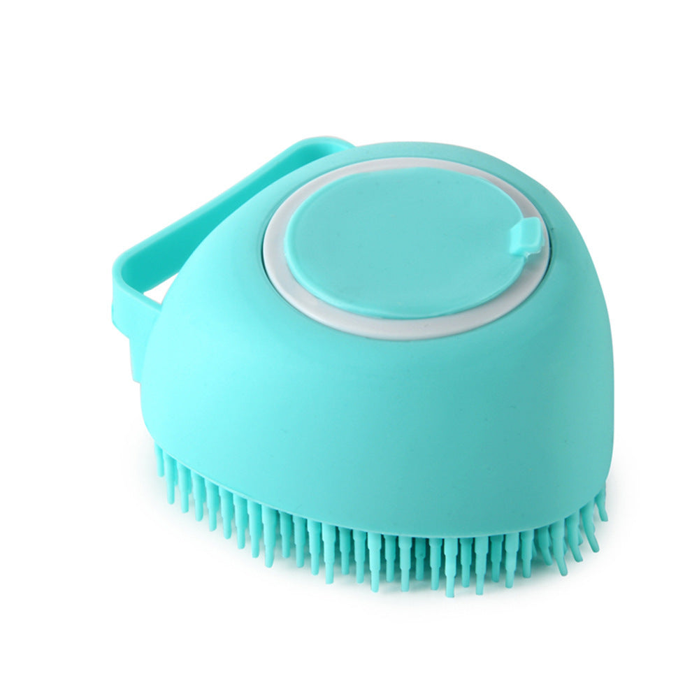 🧴 Silicone Pet Bath Brush –