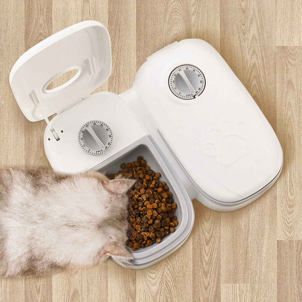๐พ Automatic Smart Pet Feeder with Timer & Stainless Steel Bowl