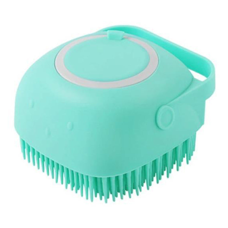 🧴 Silicone Pet Bath Brush –