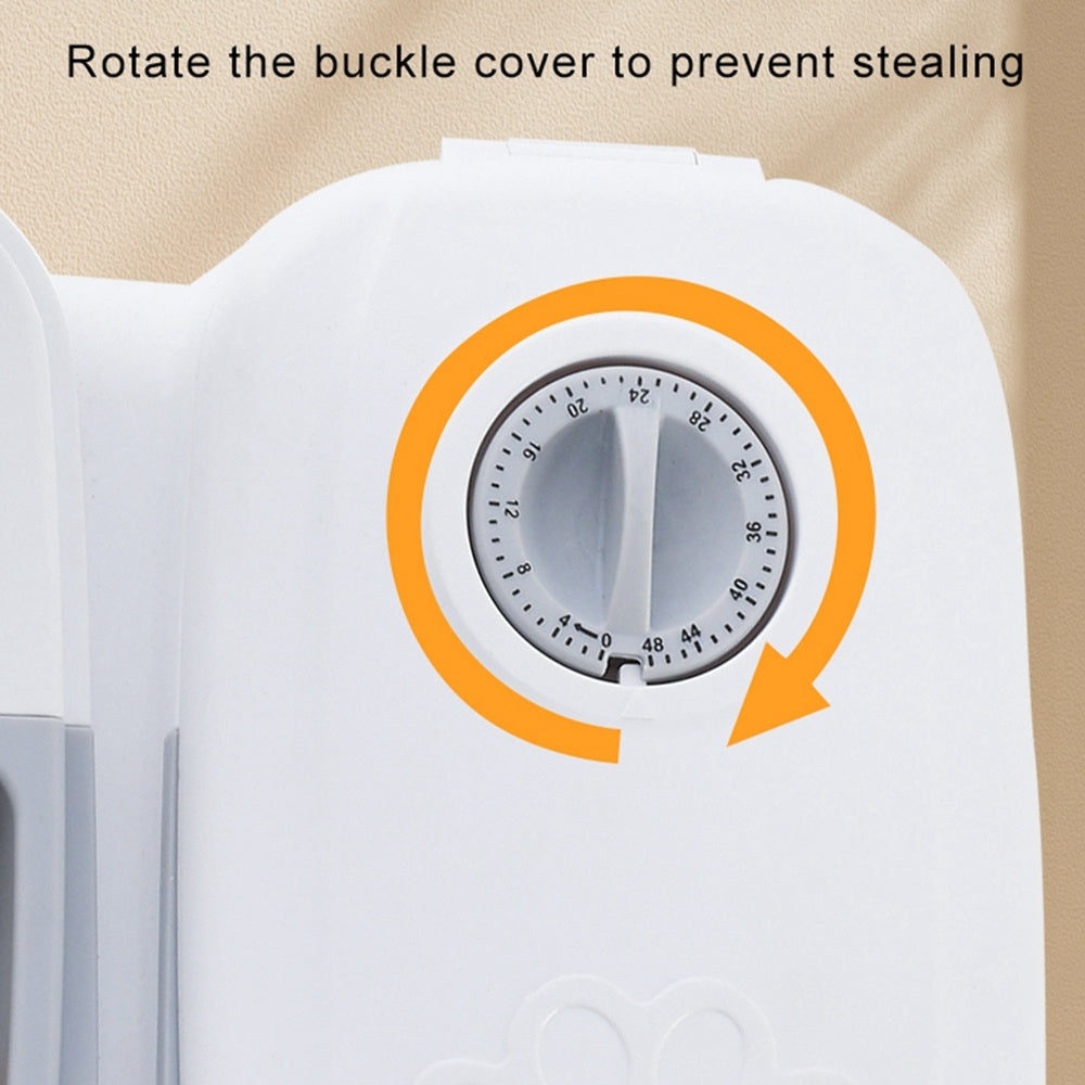 ๐พ Automatic Smart Pet Feeder with Timer & Stainless Steel Bowl