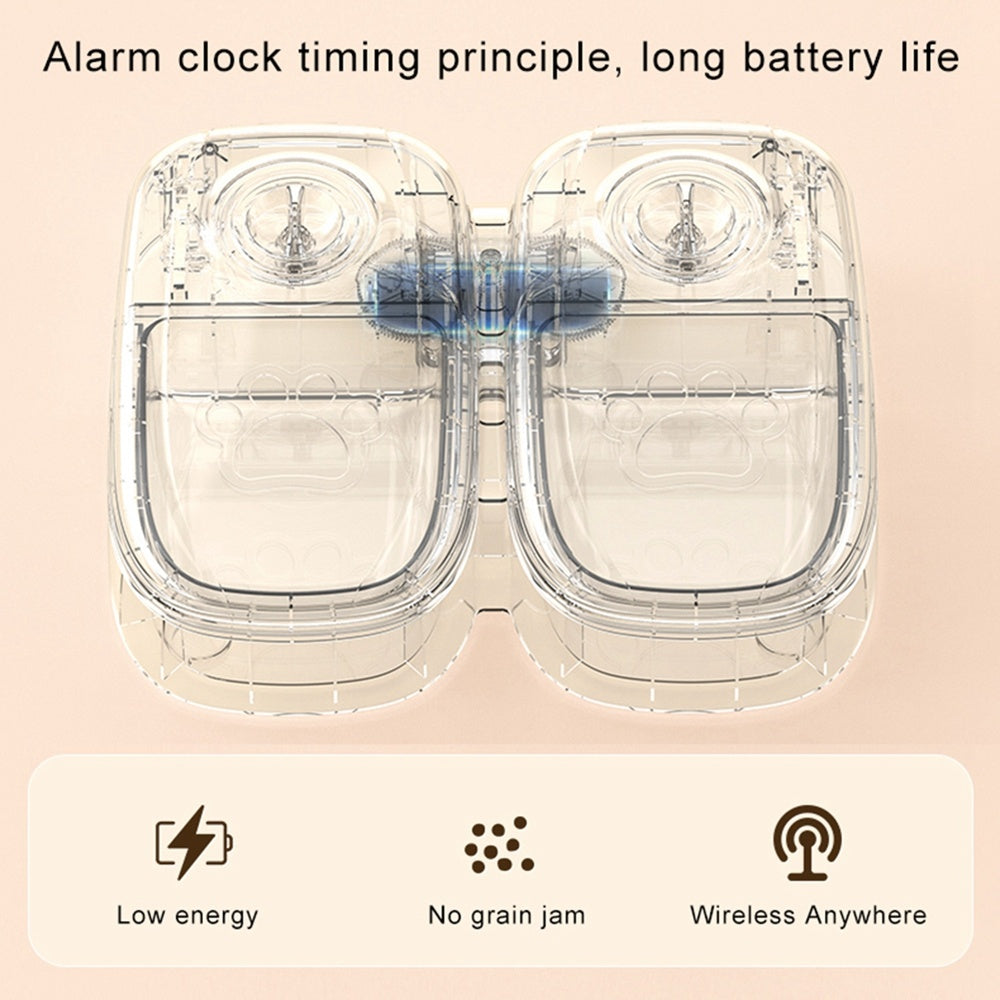 ๐พ Automatic Smart Pet Feeder with Timer & Stainless Steel Bowl