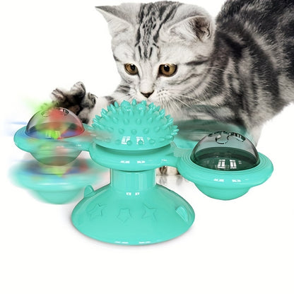 🌀 New Windmill Cat Toy –