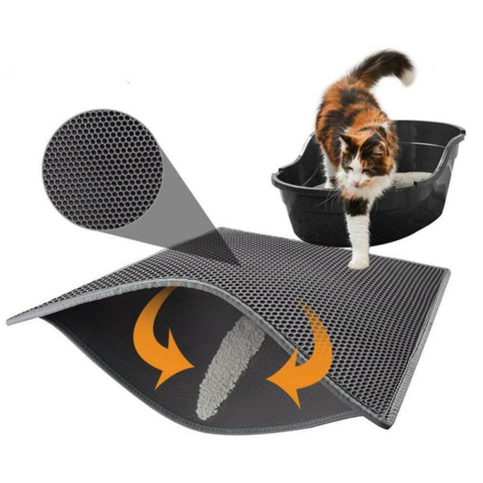 🐾 Beehive Cat Litter Mat