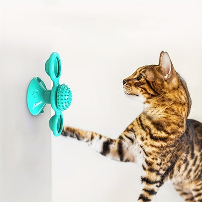 🌀 New Windmill Cat Toy –
