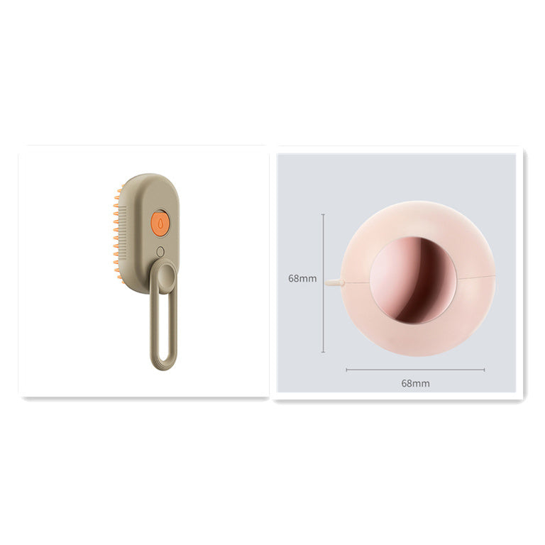 🐾 3-in-1 Electric Steam Pet Brush –