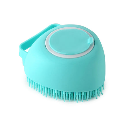 🧴 Silicone Pet Bath Brush –