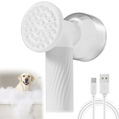 🧼 Automatic Foaming Pet Bath Brush