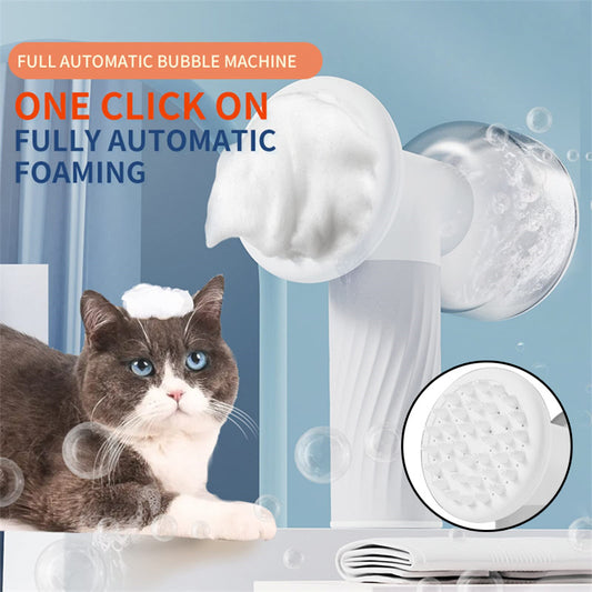 🧼 Automatic Foaming Pet Bath Brush