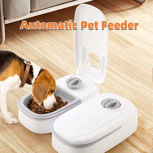 🐾 Automatic Smart Pet Feeder with Timer & Stainless Steel Bowl