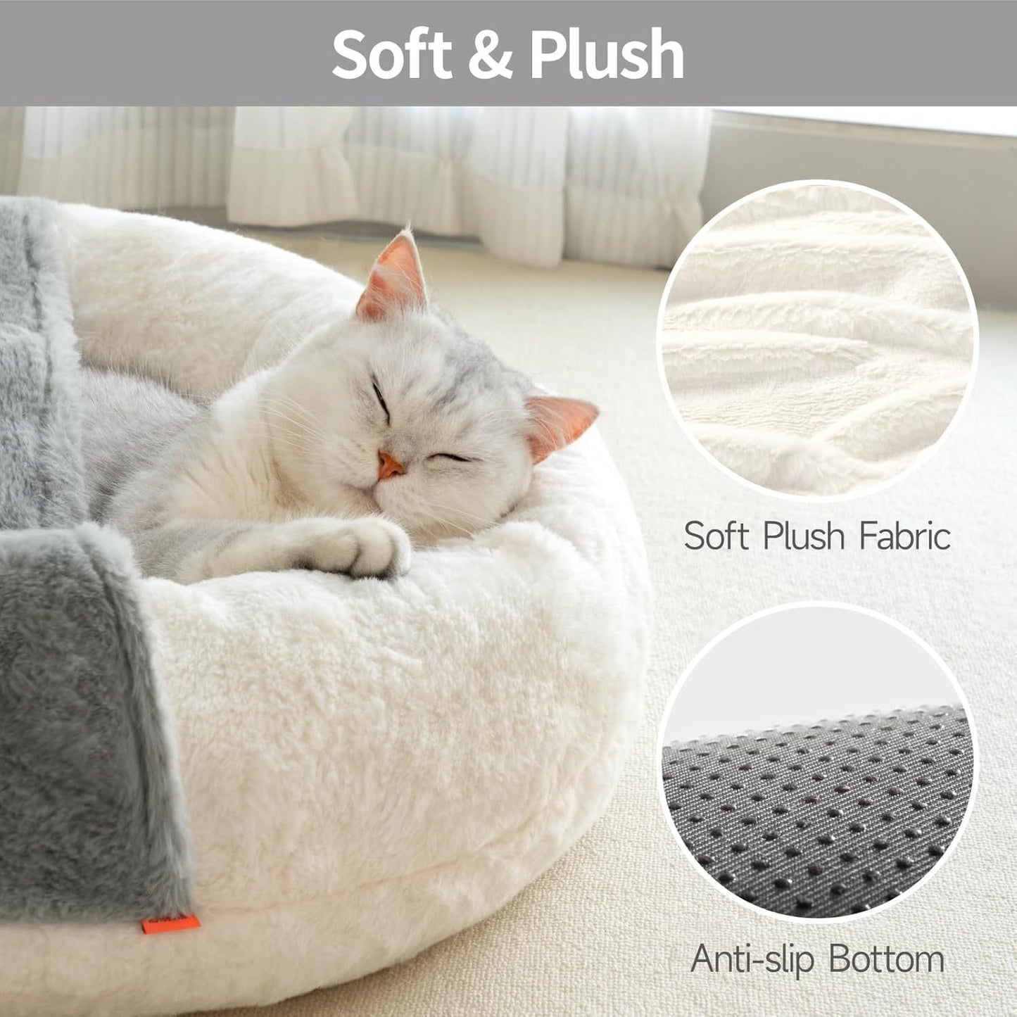 🐱 MEWOOFUN Hooded Cat Sofa Bed