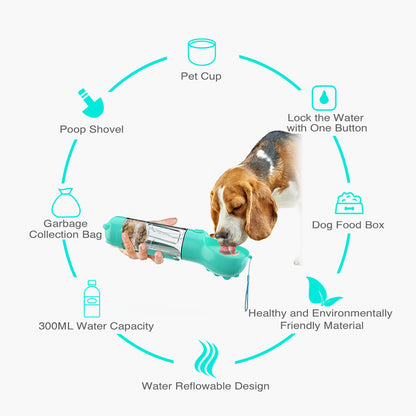 Dog Travel Feeder with Bowl
