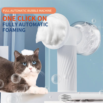 🧼 Automatic Foaming Pet Bath Brush