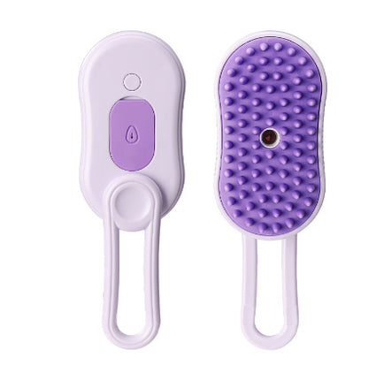 🐾 3-in-1 Electric Steam Pet Brush –