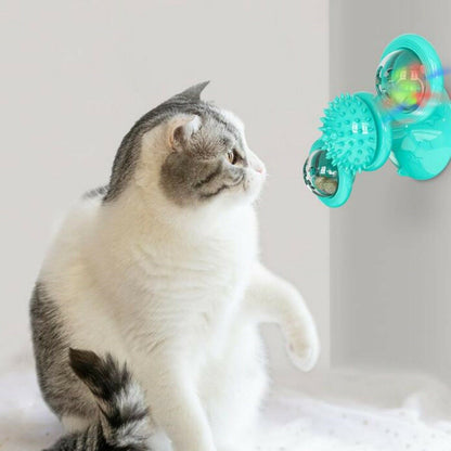 🌀 New Windmill Cat Toy –