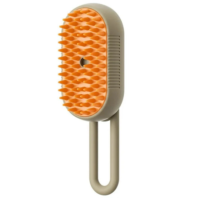 🐾 3-in-1 Electric Steam Pet Brush –