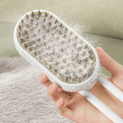 🐾 3-in-1 Electric Steam Pet Brush –
